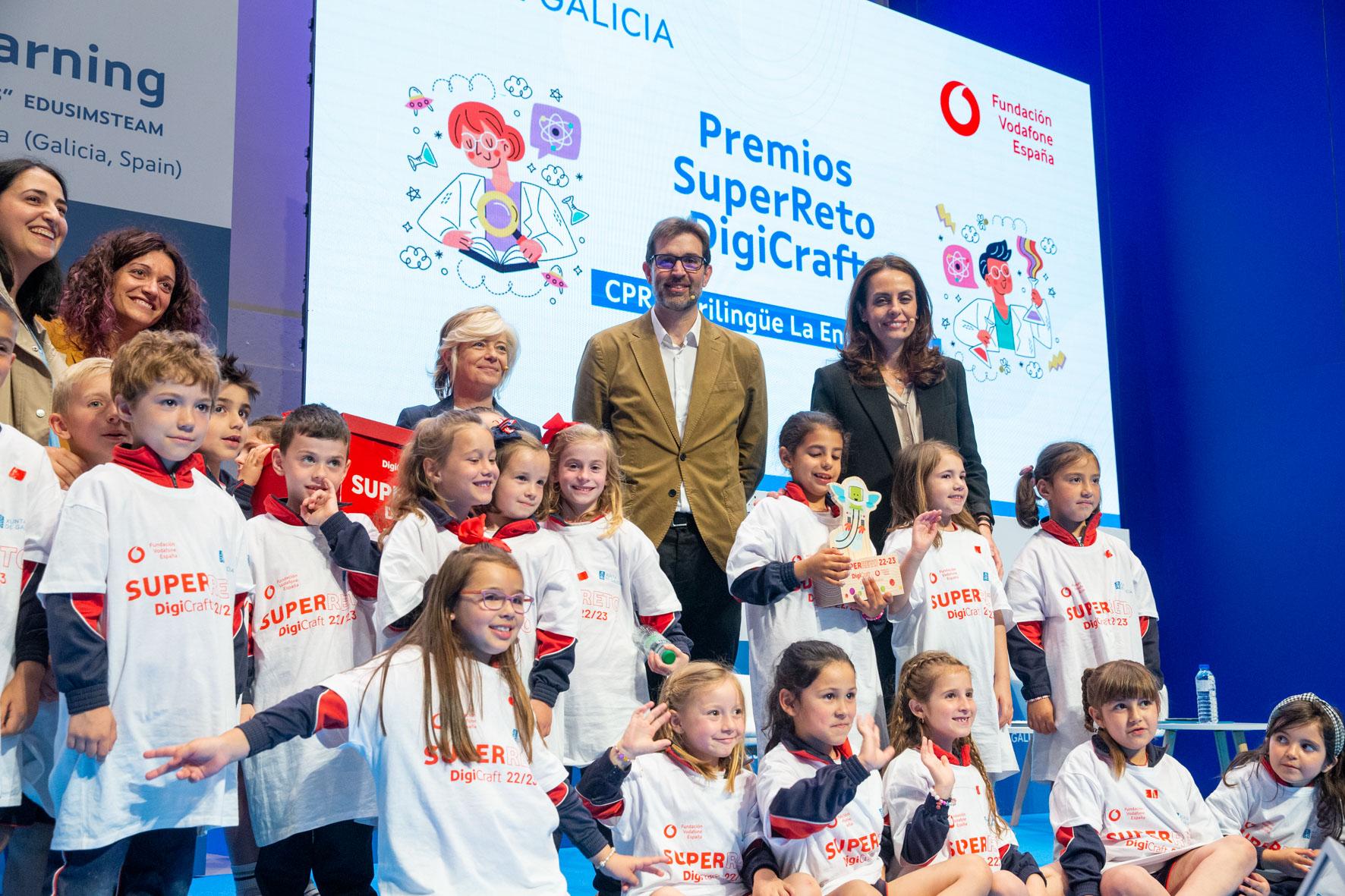 A Fundación Vodafone España e a Xunta dan a coñecer os gañadores do “Superreto Digicraft” de Galicia