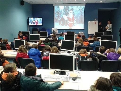 Preto de 700 nenos e nenas participarán este ano nas videoconferencias con Papá Noel que organiza a Rede CeMIT