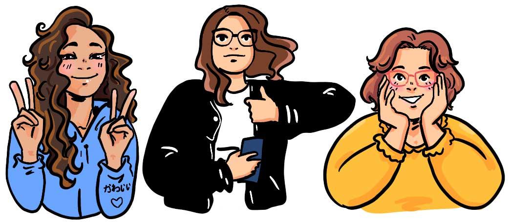 Mancomún lanza stickers de tecnólogas galegas ao abeiro de Mulleres en Tech