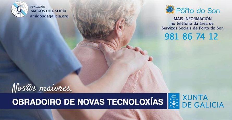 Porto do Son acolle en agosto un obradoiro de novas tecnoloxías para persoas maiores