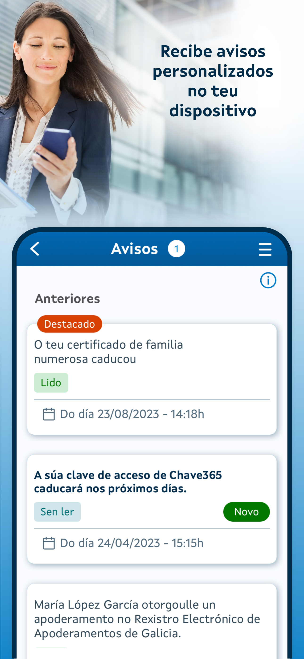 A aplicación XuntaEu incorpora o título de familia numerosa e suma máis de 6.000 descargas nun mes