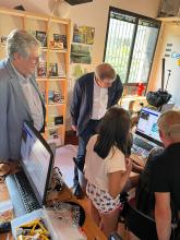 Manuel Pardo subliña as actividades e a implicación da Xunta pola presenza da muller no eido tecnolóxico