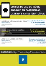 A Aula CeMIT de Ribeira leva a formación en uso de móbiles ás parroquias de Castiñeiras, Olveira e Artes